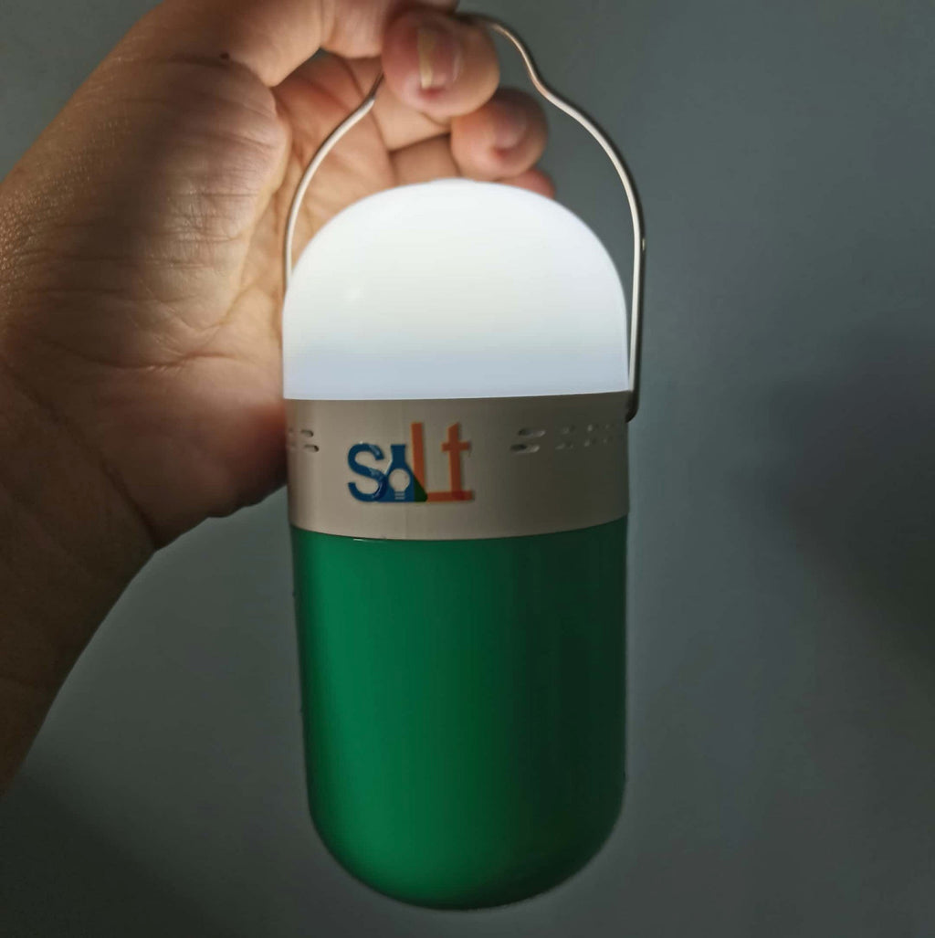 SALt-Go (Salt Water Lamp) - A Metal-Air Based Lamp Powered by Saltwater