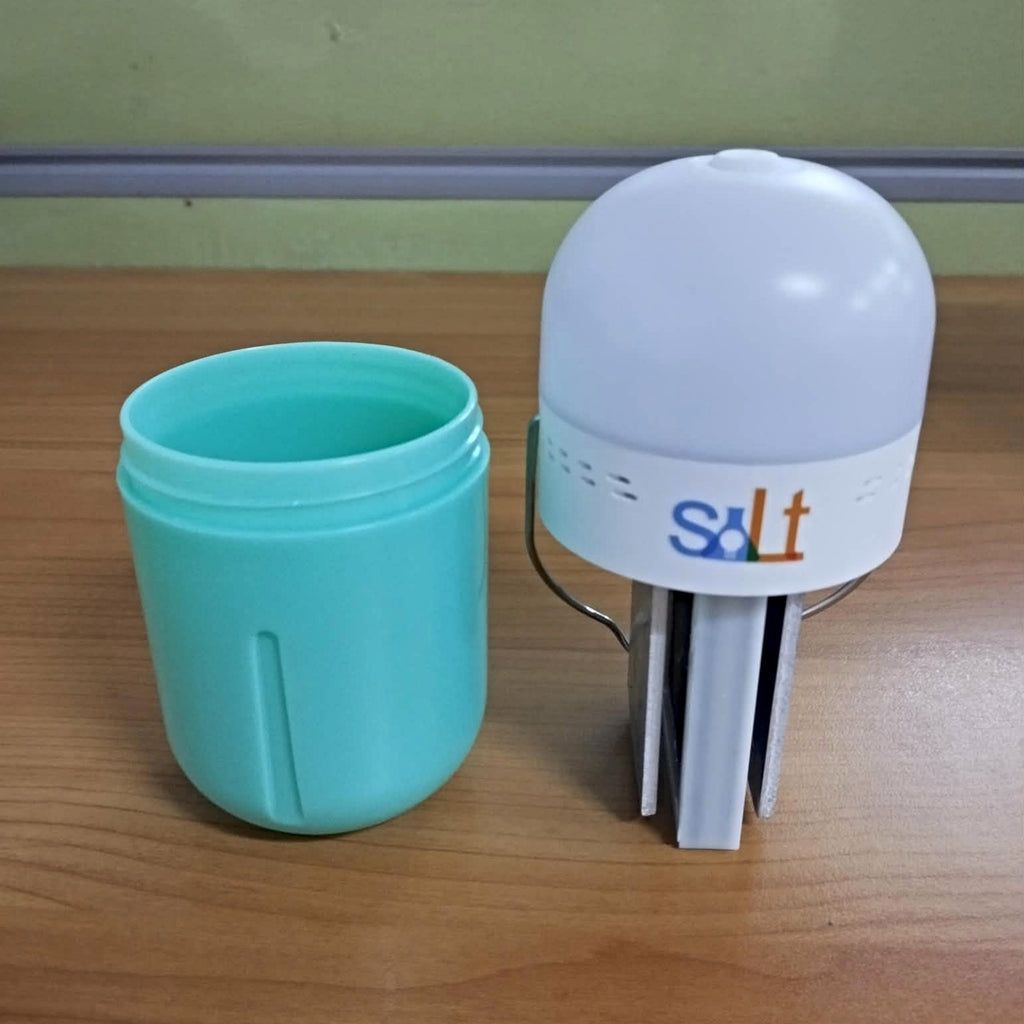 SALt-Go (Salt Water Lamp) - A Metal-Air Based Lamp Powered by Saltwater